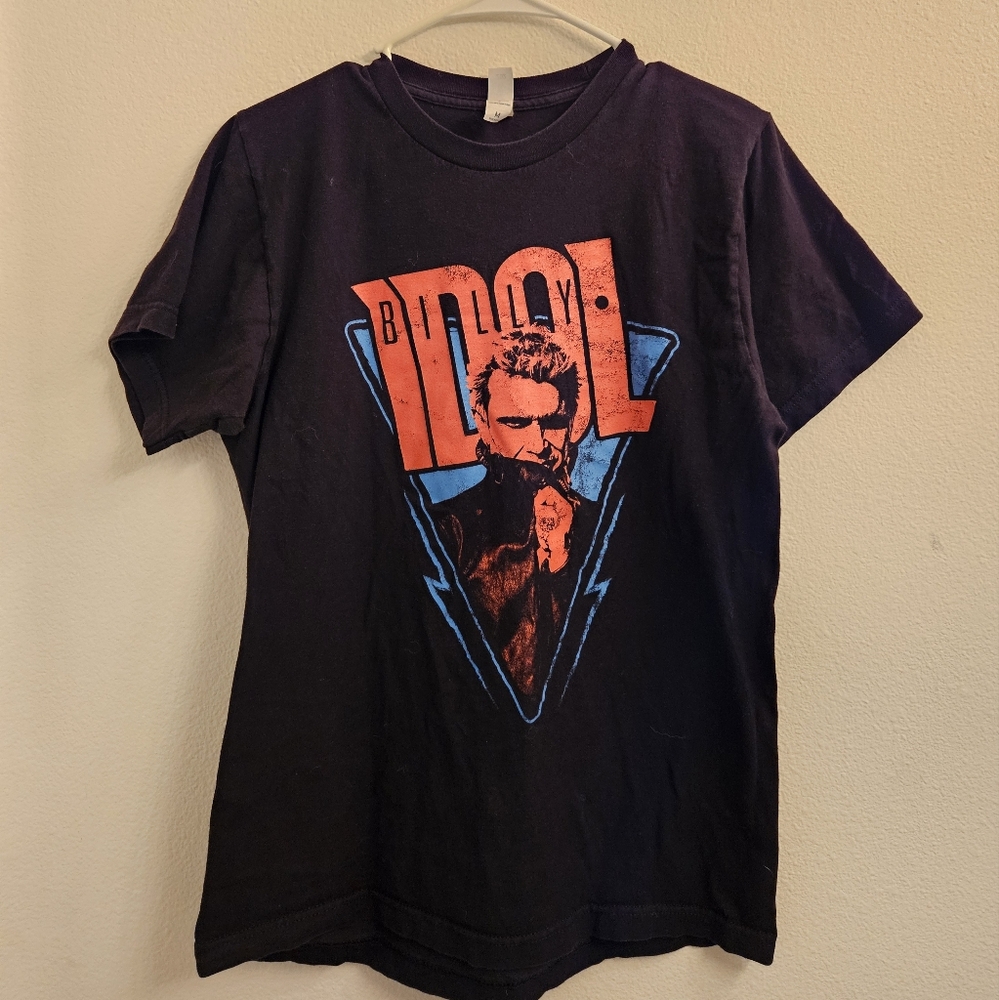 Billy IDOL 2021 Tour Tee T-shirt Size Medium